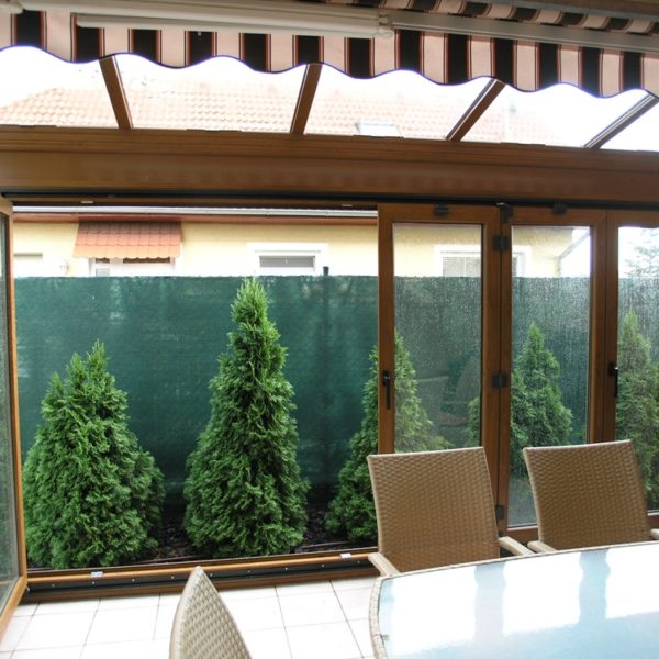 télikert, teraszfedés, teraszbeépítés, lakótélikert