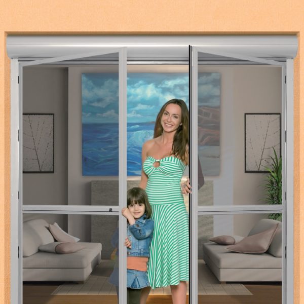 szúnyogháló, nyíló szúnyogháló