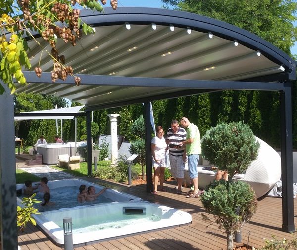 pergola - sunwood télikertek, motoros pergola, árnyékolás